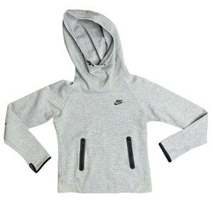 NIKE TECH FLEECE RUNNING PULLOVER FUNNEL HOODIE 642663-063 WOMEN’S SIZE SMALL